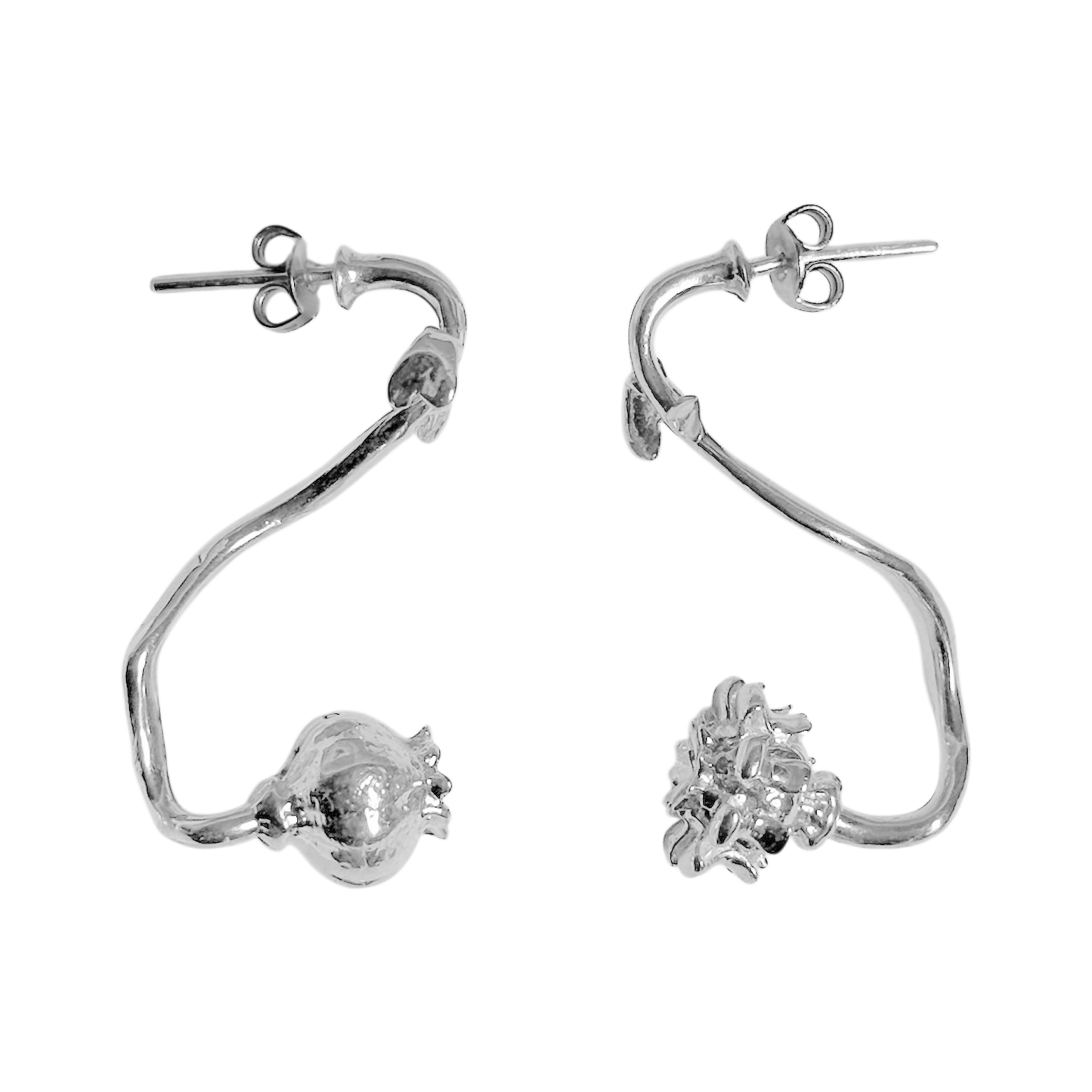 OPIUM POPPY FLOWER Earrings