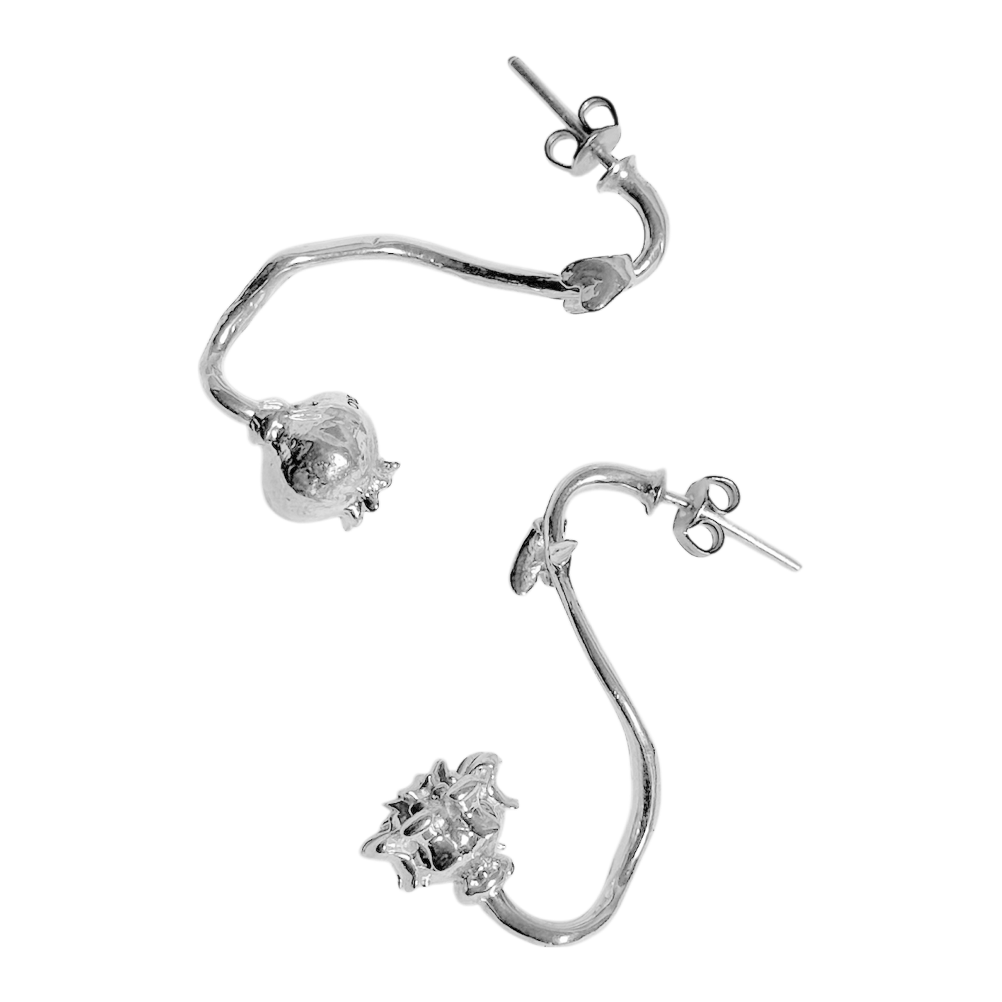 OPIUM POPPY FLOWER Earrings