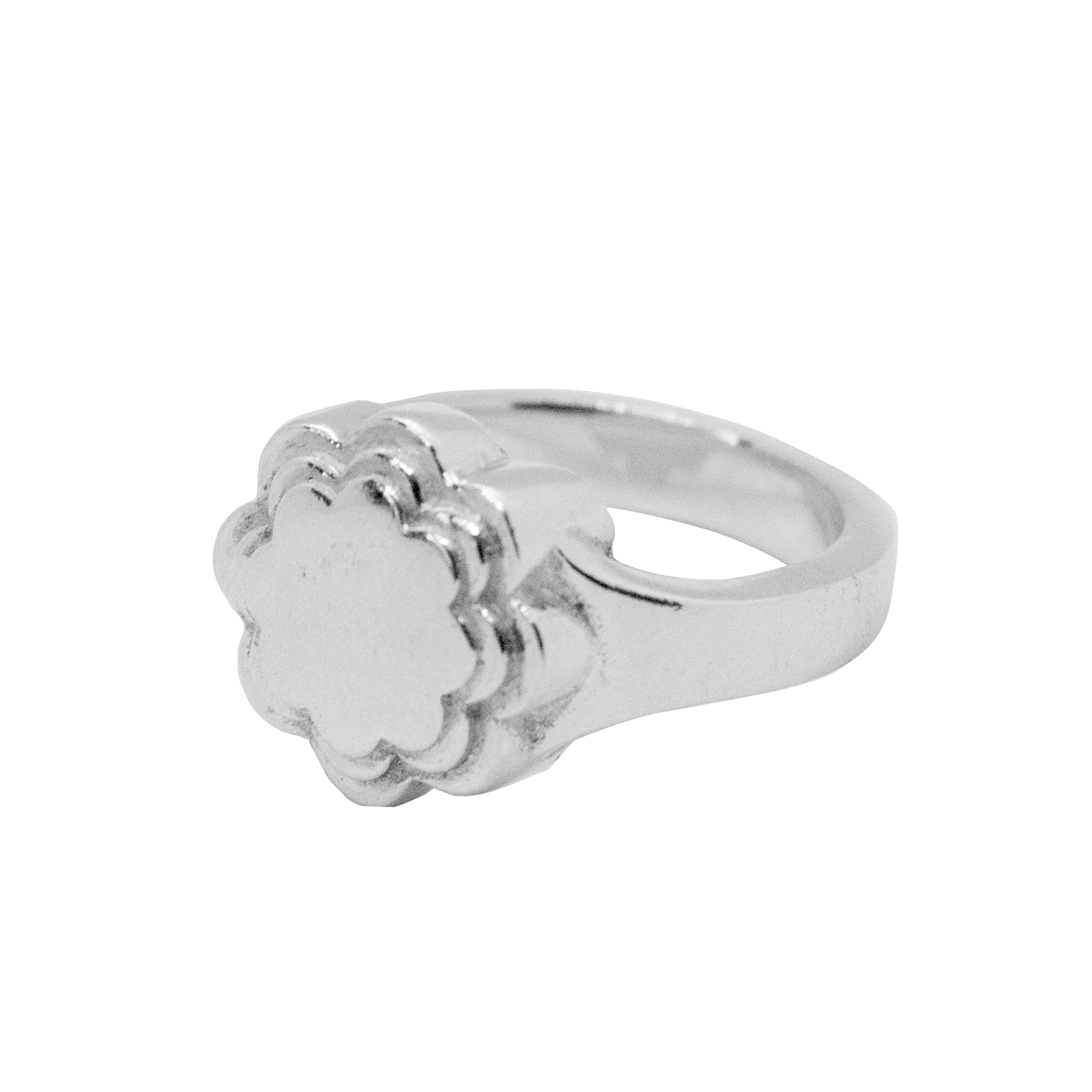 anillo flor de plata joyeria mexicana