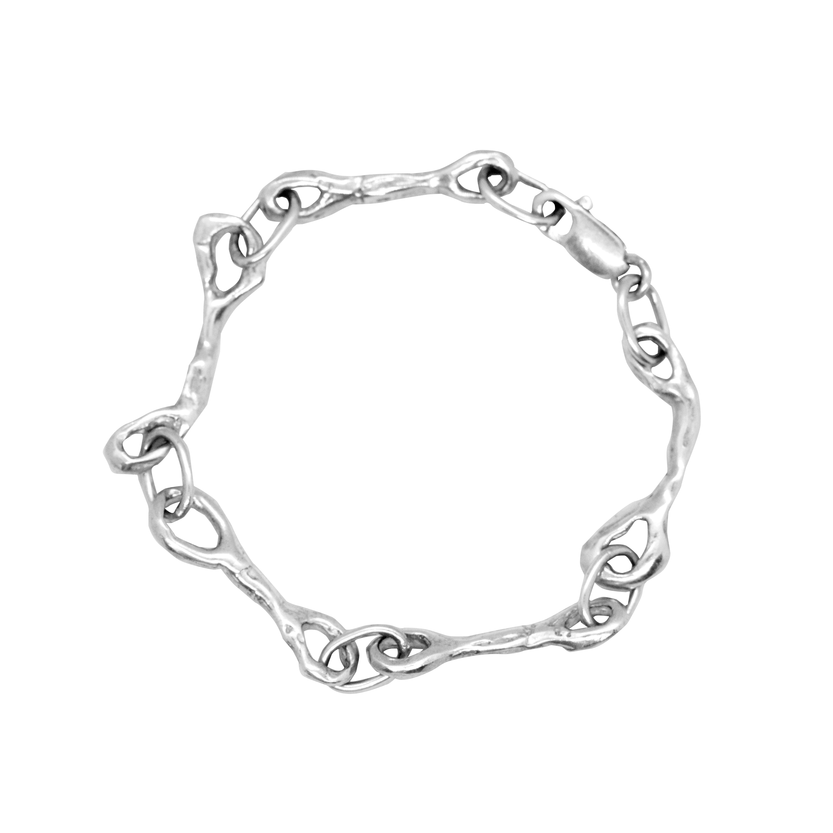 brazalete de plata joyeria mexicana